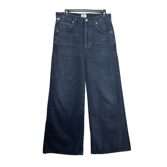 Citizens Of Humanity Denim - Citizens of Humanity Premium Vintage Beverly High Rise Wide Leg Black Jeans 27
